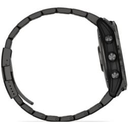 Garmin Fenix 7x Sapphire Solar Carbon Gray DLC Titanium / Carbon Grey DLC Vented Titanium Band