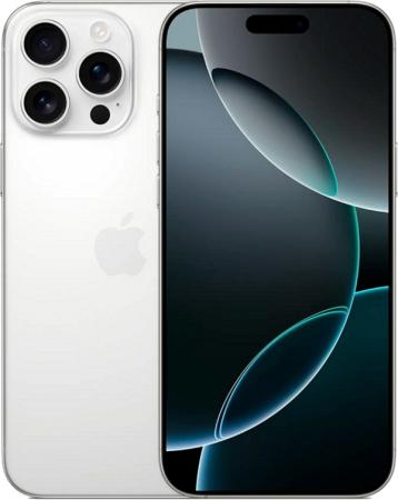 Смартфон Apple iPhone 16 Pro 256GB, White Titanium (белый)
