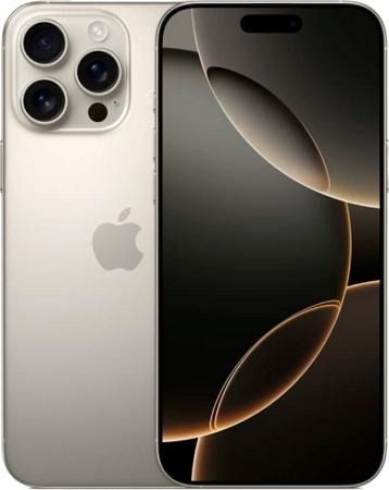 Смартфон Apple iPhone 16 Pro 1TB, Natural Titanium (серый)