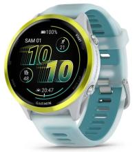 Смарт-часы Garmin Forerunner 570 47mm, Steinweiss/Amp Yellow Aluminium (010-02971-01)
