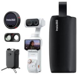 Экшн-камера Insta360 Luna Ultra 8K Dual-Lens Gimbal Camera Creator Bundle, белый