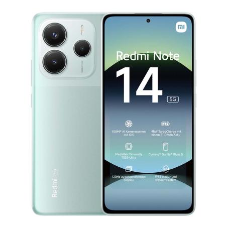 Смартфон Xiaomi Redmi Note 14 8/128 Гб, зеленый