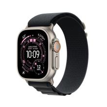 Apple Watch Ultra 3 (2025) 49mm Natural Titanium Case with Black Alpine Loop