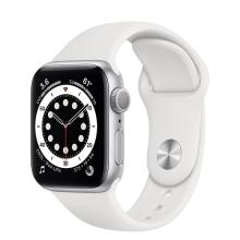 Apple Watch 6 44mm GPS Silver Aluminum Case with White Sport Band Apple Watch 6 44mm GPS Silver Aluminum Case with White Sport Band