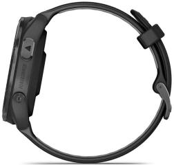 Умные часы Garmin Forerunner 965, темно-серый DLC титановый безель, с черным ремешком (010-02809-10)
