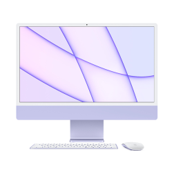 Apple iMac 24" Retina 4,5K, (M1 8C CPU, 8C GPU), 8 ГБ, 512 ГБ SSD, фиолетовый