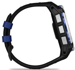 Умные часы Garmin Instinct 3 50mm Solar, Whitestone with Black/Bolt Blue Silicone (010-02935-43) HK