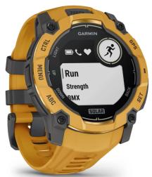 Умные часы Garmin Instinct 3 50mm Solar, Sunburst with Sunburst/Gray Silicone (010-02935-42) HK