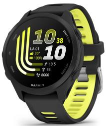 Смарт-часы Garmin Forerunner 170 Music, черный и черно-ярко-желтый ремешок (010-03920-10)