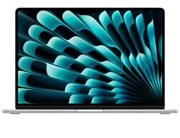 Ноутбук Apple MacBook Air 15 (M3, 8C CPU/10C GPU, 2024), 8 ГБ, 256 ГБ SSD, Silver, (серебристый)