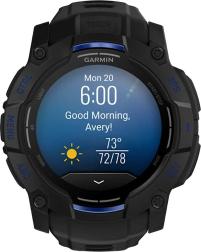 Смарт-часы Garmin Instinct 3 50 mm AMOLED Black with Bolt Blue Accents (010-03020-03)